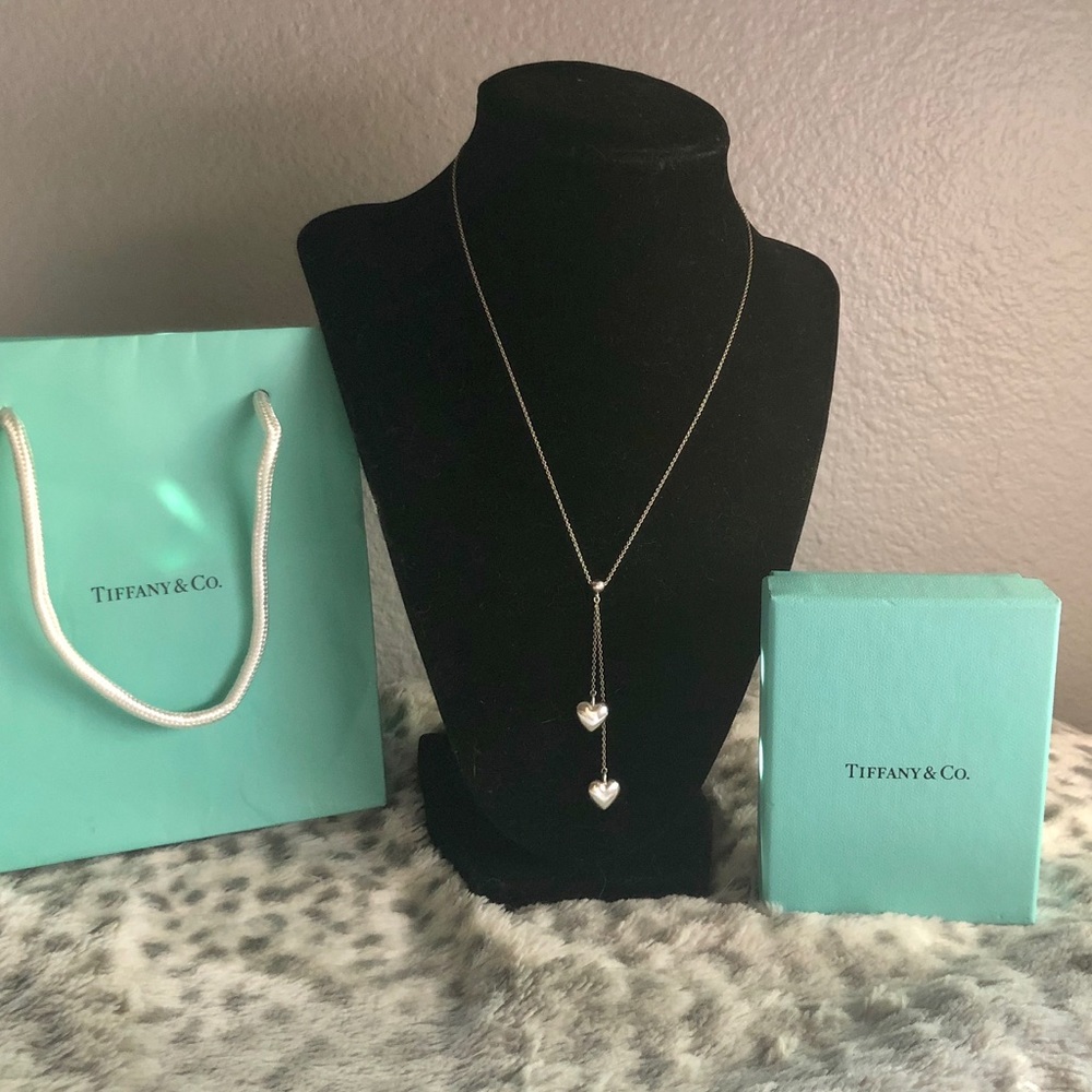 🌟VERY RARE🌟Tiffany solid heart lariat necklace